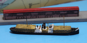 Freighter "Marie Leonhardt" with woodload (1 p.) GER 1935 Günther Schittek GS 48